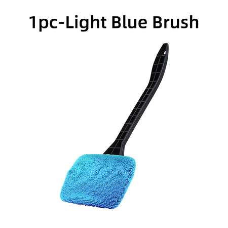 Brangdy Microfiber Car Window Cleaner Brush Kit 1PC-Light Blue Brush