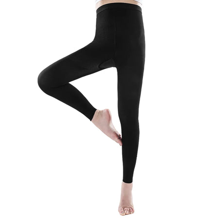 NoEnName Null Compression Pantyhose &ndash; 20-30mmHg Graduated Support for Varicose Veins Black / 5XL