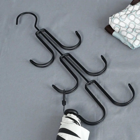 1PCS Rotatable Hanger Hat Tie Belt Bag Storage Hooks Hanger Multi-functional Multi-layer Wardrobe Bag Hangers Space Saving by InterCyprus Trading Ltd