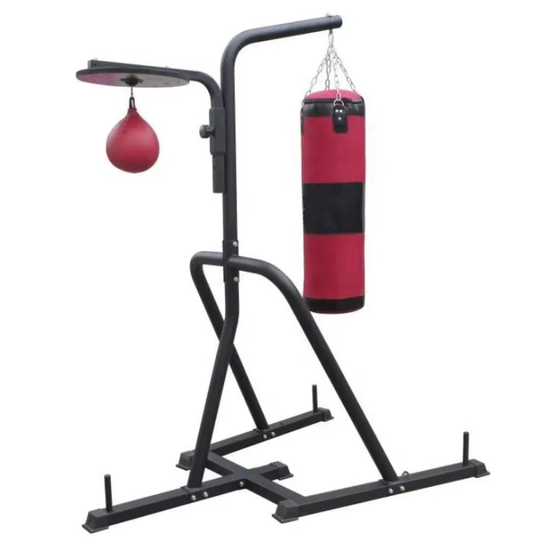 Commercial Standing Boxing Punching Machine With Steel Frame For Gym Training