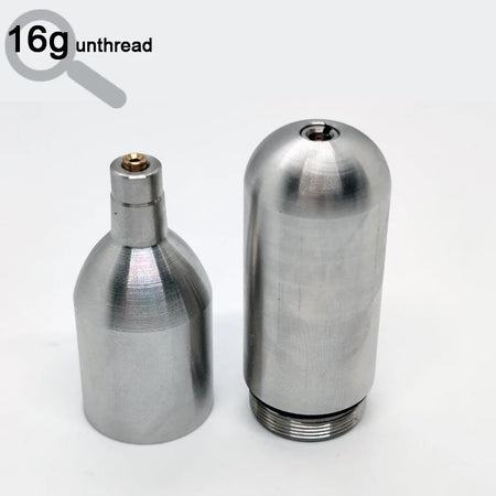 New Design UnThreaded CO2 Cartridge 16G &ndash; Refillable 16g unthread / CHINA
