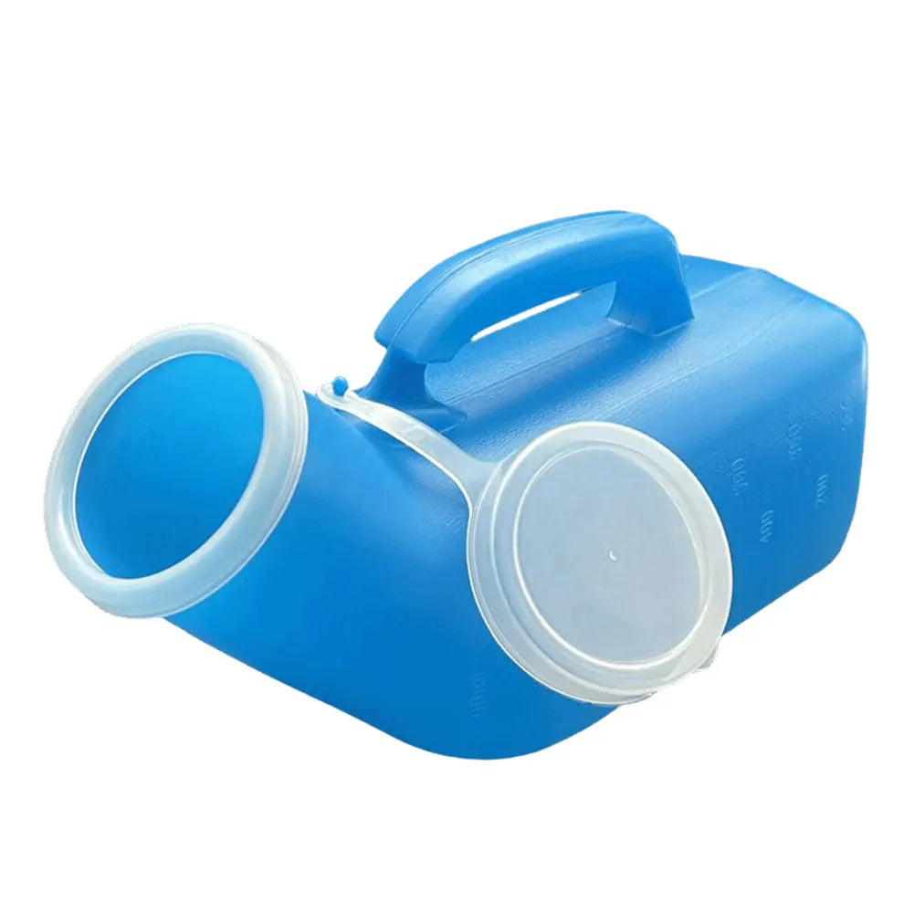 1200ml Urinals For Men Spill Proof Portable Urinal &ndash; Lid Blue