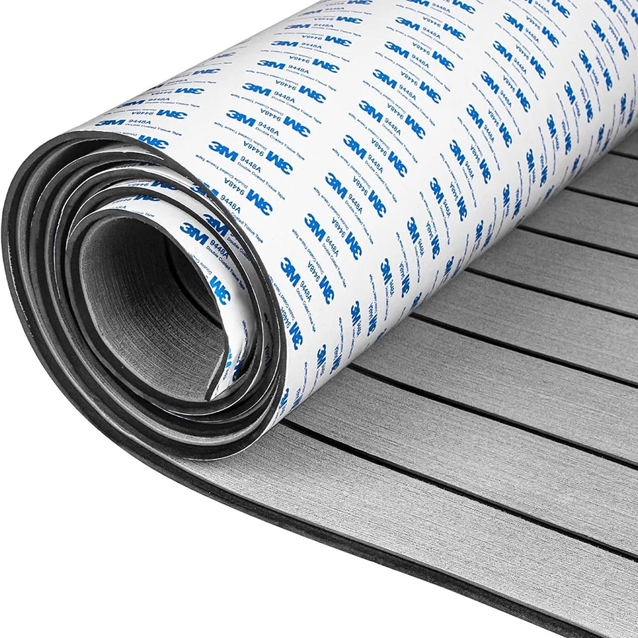 2400x450mm EVA Foam Boat Flooring &ndash; 6mm High Quality Foam Gray Black