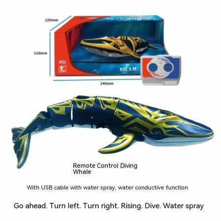RC Submarine Boat Toy &ndash; 480p Underwater Camera Golden