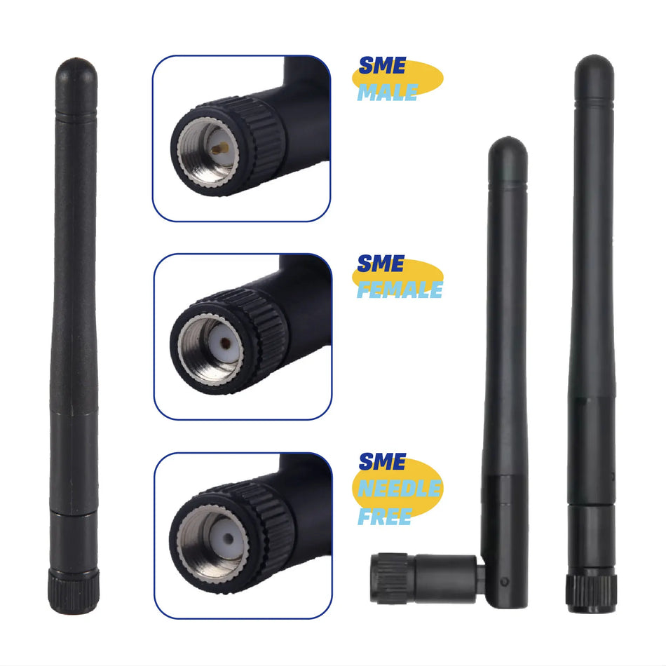SMA Needlefree Antenna Replacement - High Gain 3dBi 2.4GHz