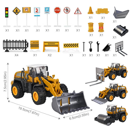 Inertia Bulldozer Set &ndash; Hands-On Learning Toy for Kids 1 set with box
