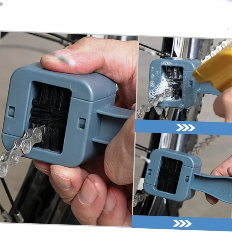 Cykelkedjeborste med uppgraderad hållbar plast för enkel rengöring