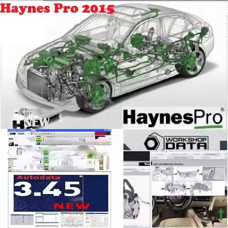 Haynes Pro 2015 Diagnostický balíček s Alldata 10.53, Autodata 3.45, Vivid 2015