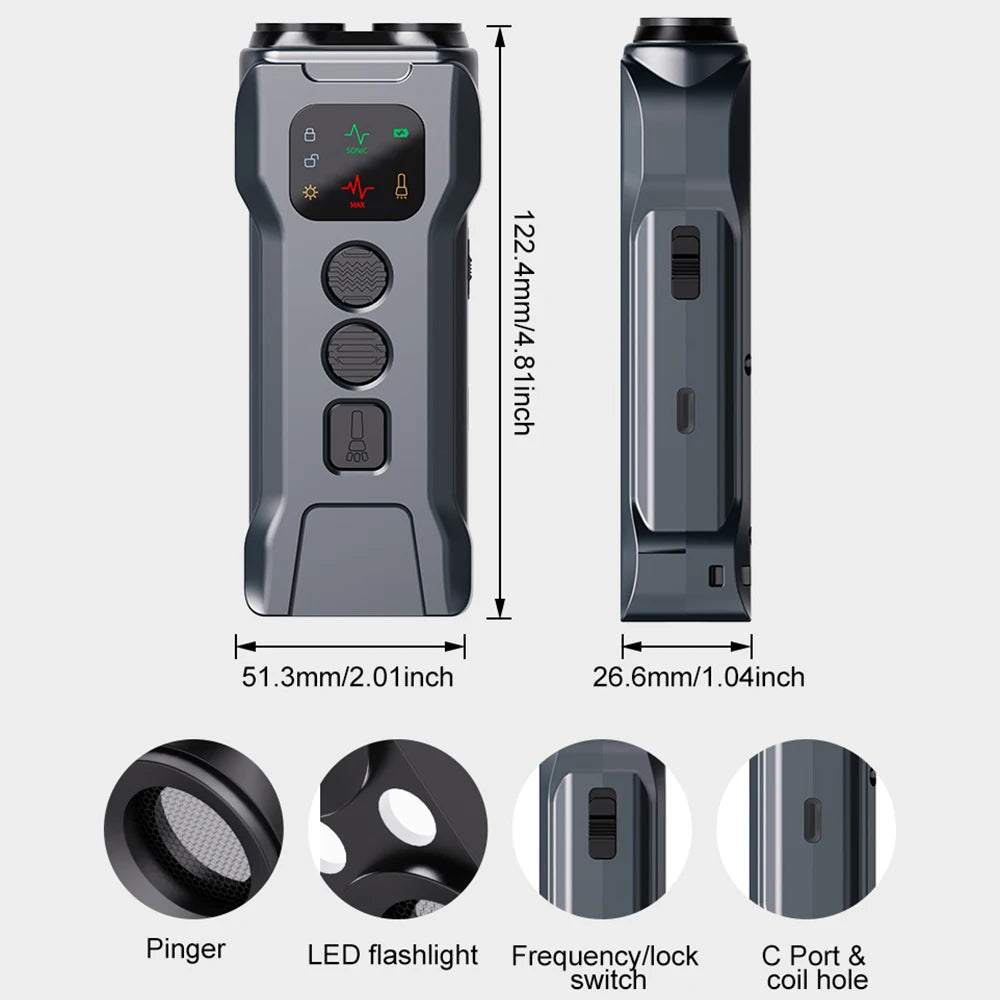 P09 Ultrasonic Dog Repeller &ndash; Portable Anti Bark Trainer