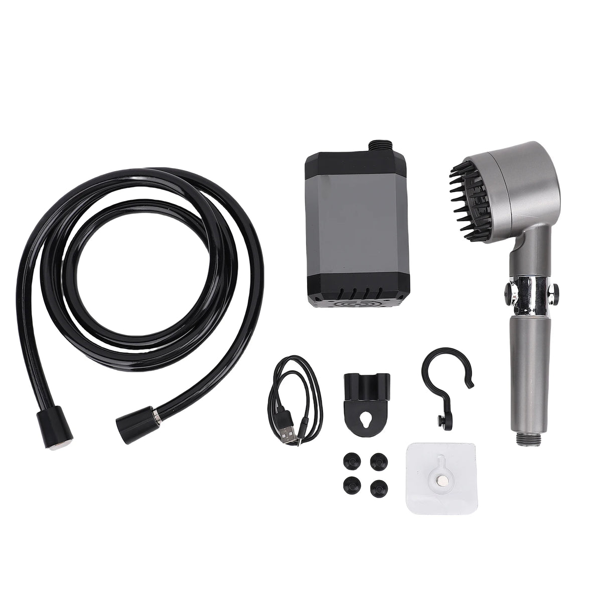 Camping Shower With Power Display &ndash; LED Display 6000mAh