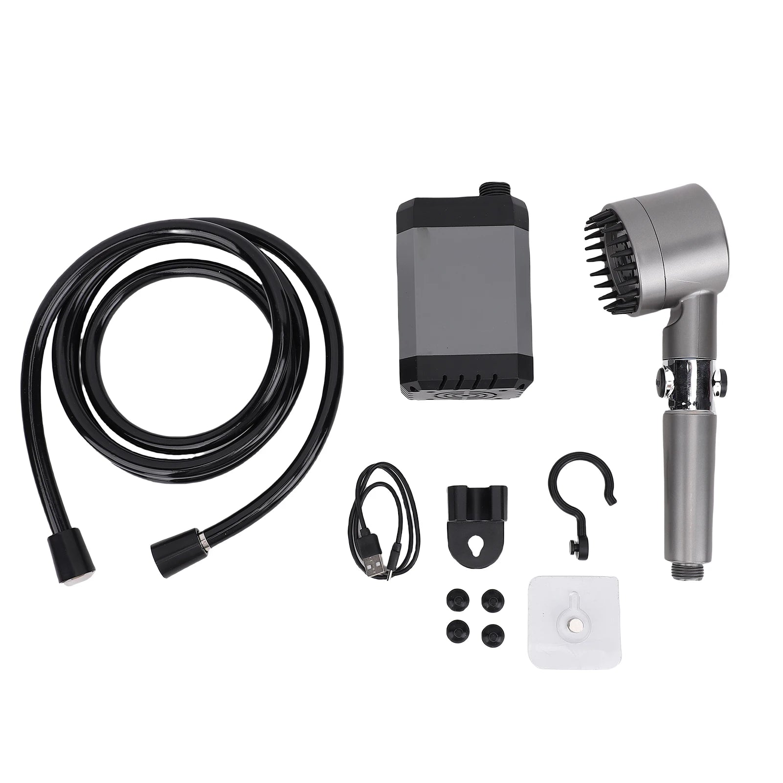 Camping Shower With Power Display &ndash; LED Display 6000mAh