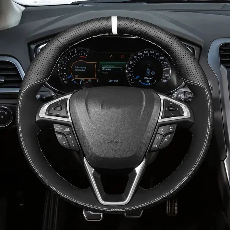 Housse de Vol en Cuir Noir pour Ford Mondeo Edge S-Max