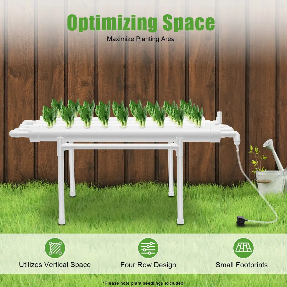 Hydroponic Grow Kit 36/54 Plant Sites &ndash; Space Saving Design