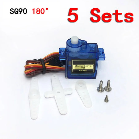 SG90 MG90S 9g Digital Mini Micro Servo &ndash; Exceptional Precision and Control 5Pcs SG90 180