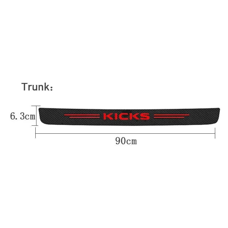 Προστατευτικά Πλαίσια Πόρτας από Ίνες Άνθρακα Nissan Kicks Αντιχαρακτικά