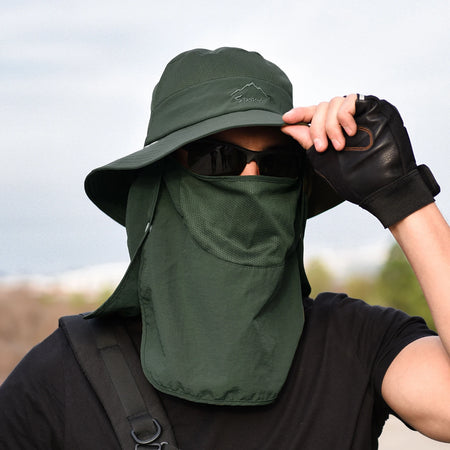 Sun Hat UV Protection Wide Brim Neck Flap &ndash; Sun Shield
