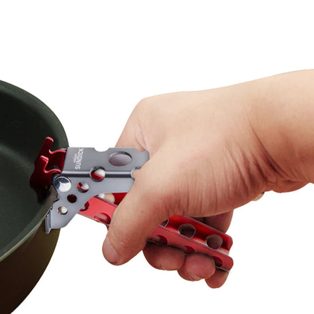 Aluminum Pot Clamp Handler &ndash; Heat Safe Gripping For Camping