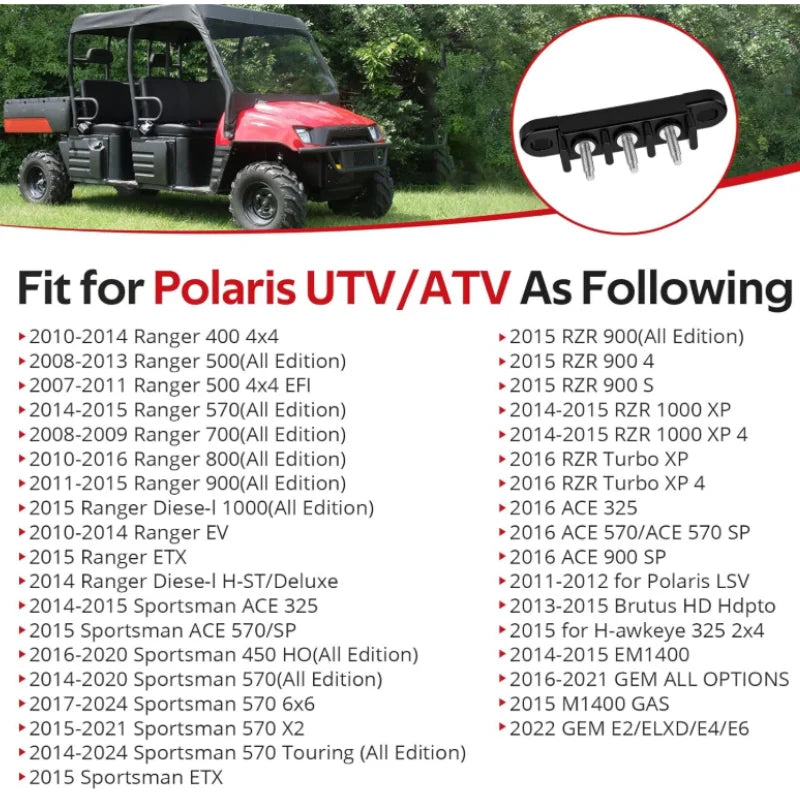 Bloc terminal înalt cu 3 posturi pentru Polaris Ranger ACE RZR 900