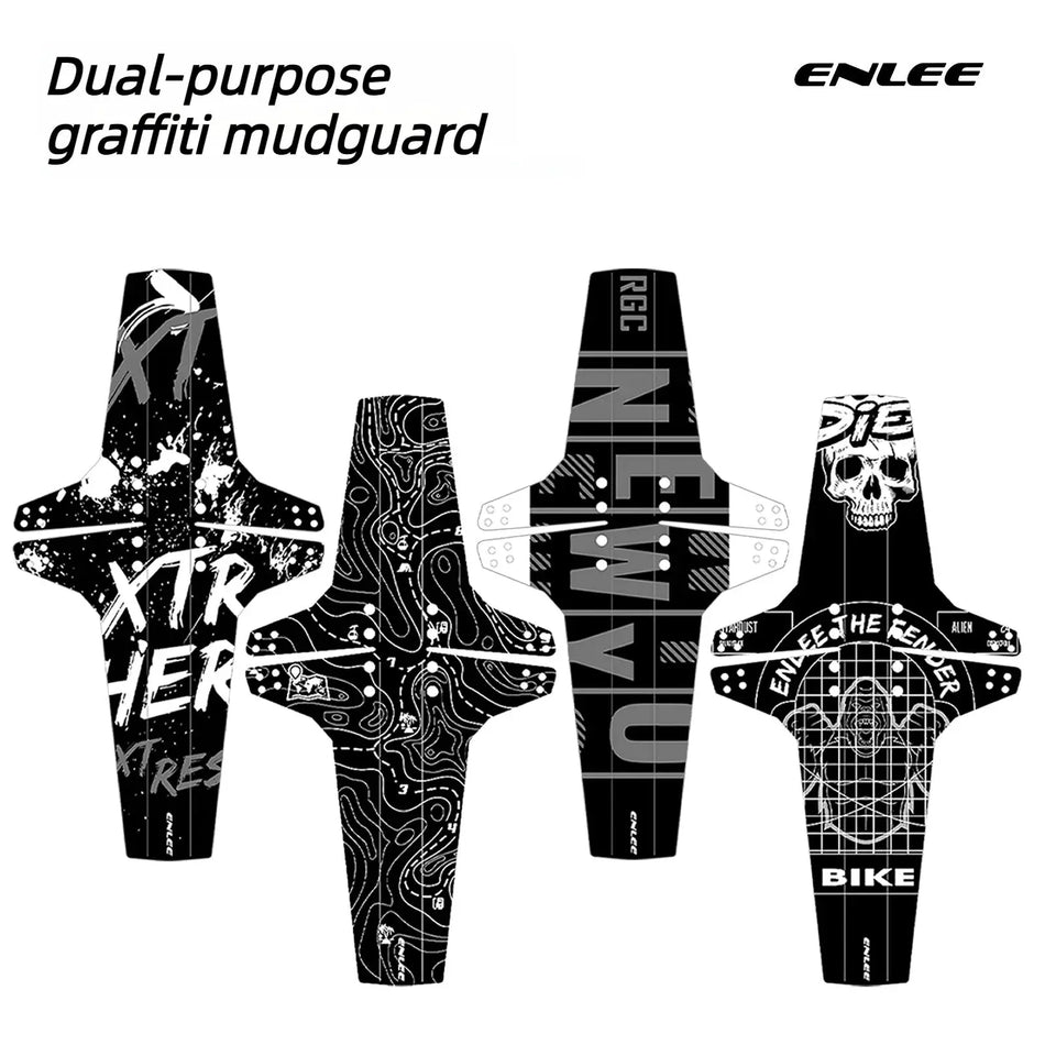 Enlie Mountain Bike Road Bike Folding Bike Mudguard Road Bike Mountain Bike Folding Bike Mudguard Riding Accessories by InterCyprus Trading Ltd