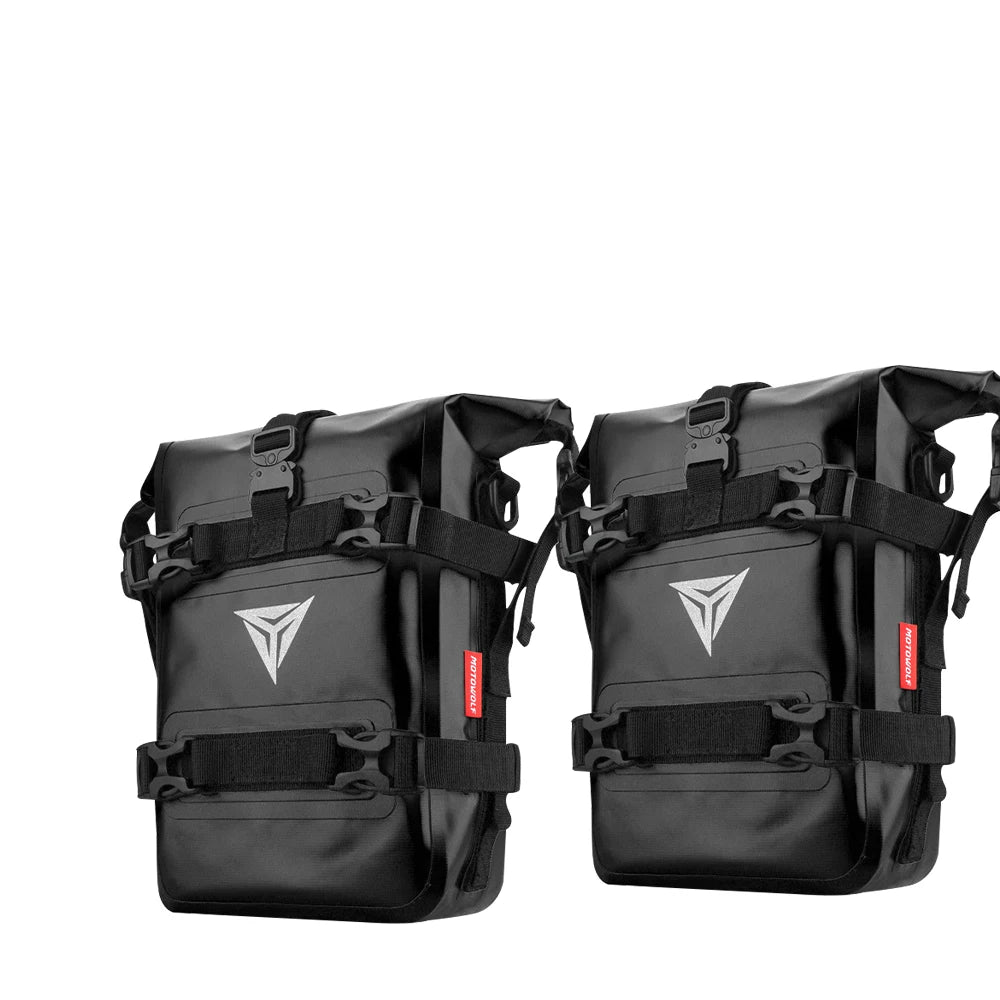 Motorcycle Bumper Bag &ndash; Waterproof Design for Crash Bar Protection 2 pieces with logo
