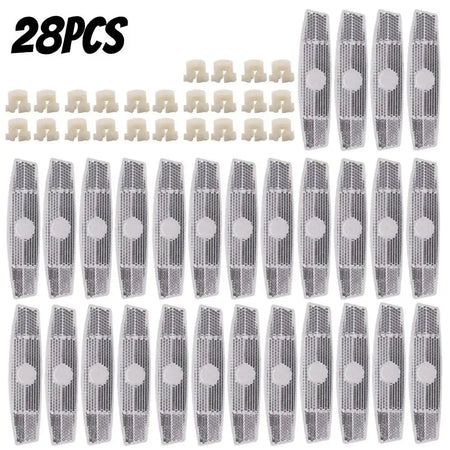 4 Pack Fish Shaped Bike Spoke Reflectors For Wheel Rim 28PCS 1