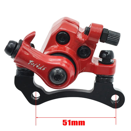 KuGoo M4 &amp; M4 Pro Electric Scooter Brake Caliper Set Red bracket