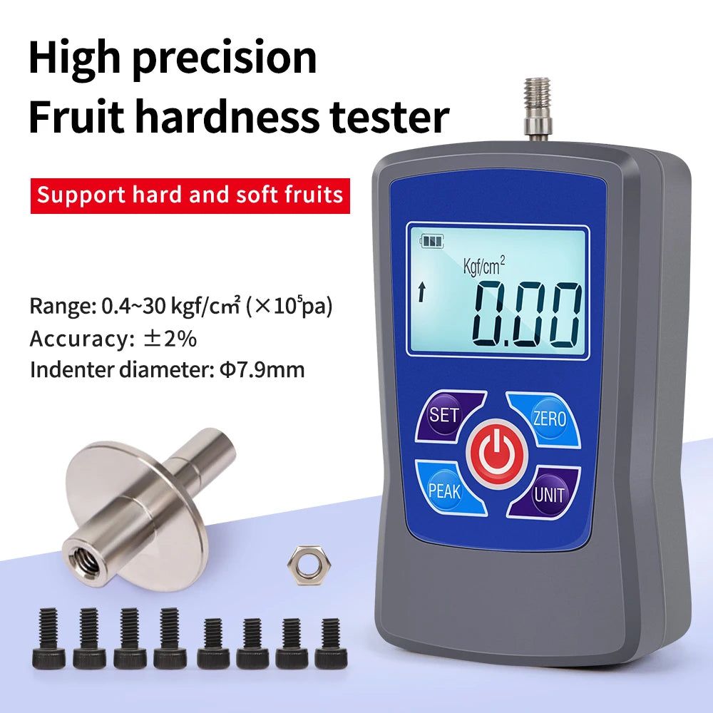 GY-M30/M15 Fruit Hardness Tester &ndash; Wide Range 0.2 to 30 Kgf GY-M30 0.4-30