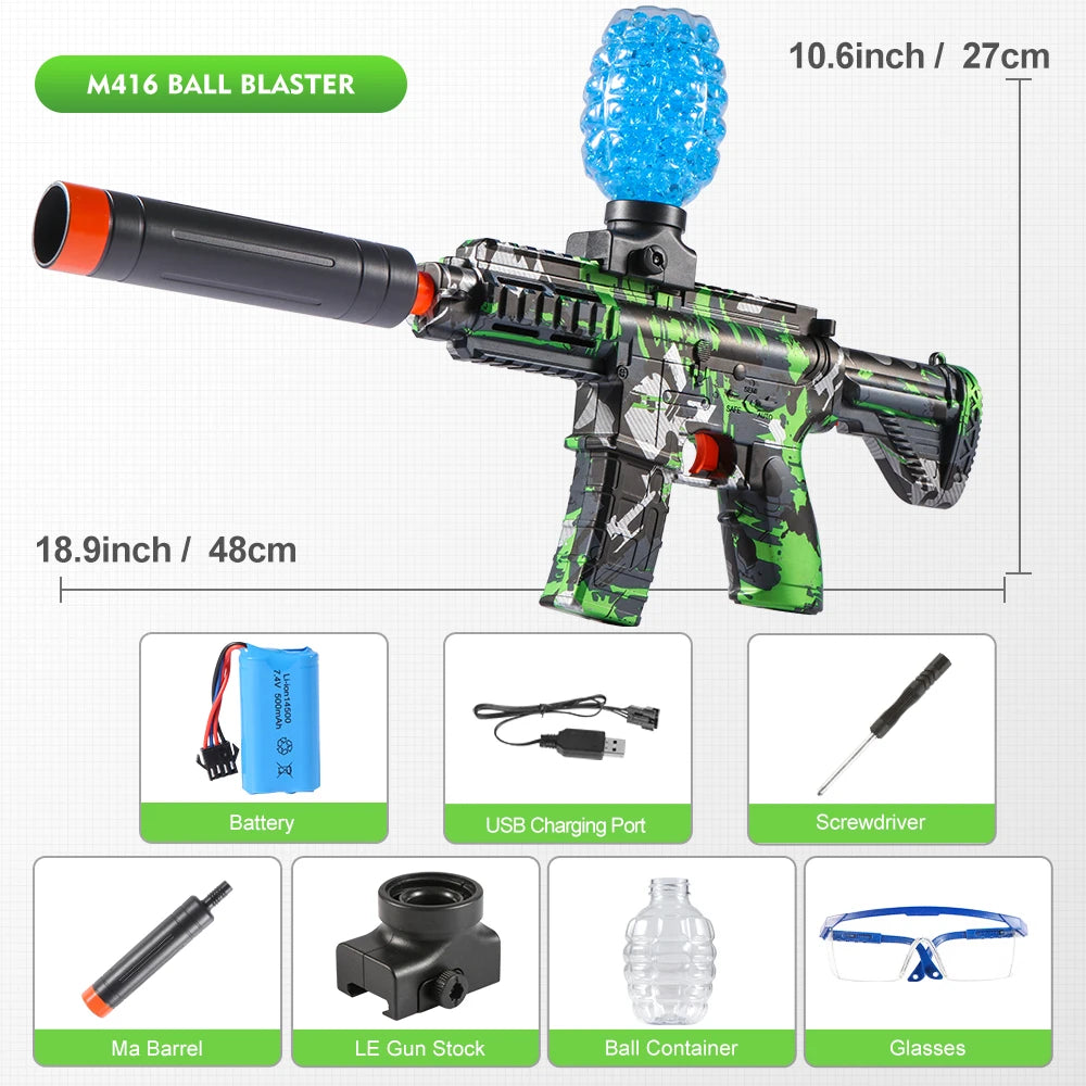 M416 Electric Ball Blaster Toy Gun green