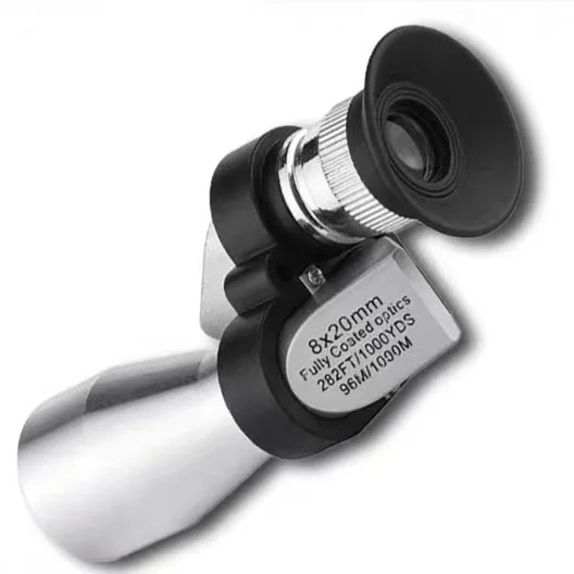 8x20 HD Night Vision Mini Pocket Zoom Monocular for Outdoor Adventures
