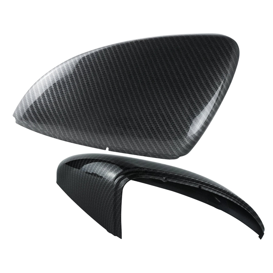 Capas de Espelhos Laterais em Estilo Fibra de Carbono para VW Golf MK7 Touran