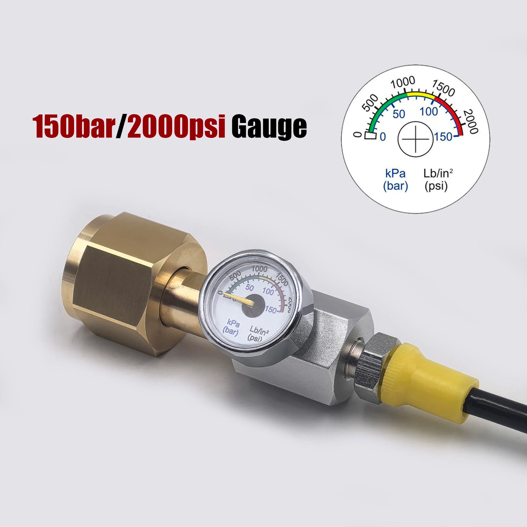 W21.8-14 CGA320 External CO2 Tank Adapter &ndash; Fast Disconnect