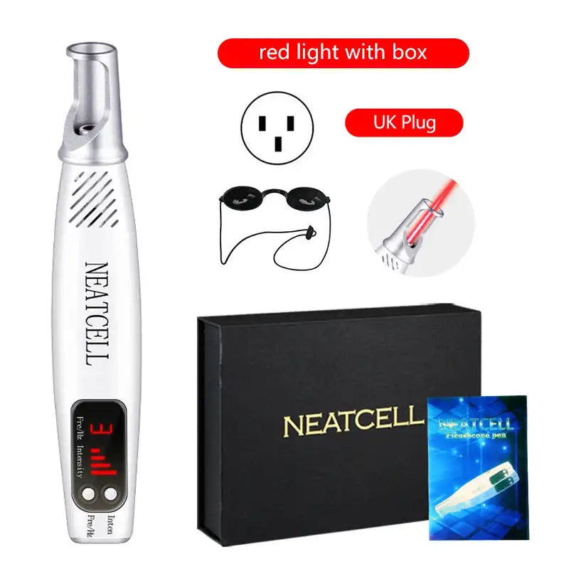 Picosecond Laser Pen For Scar Removal Blue Light Therapy pim-red-with-box-UK