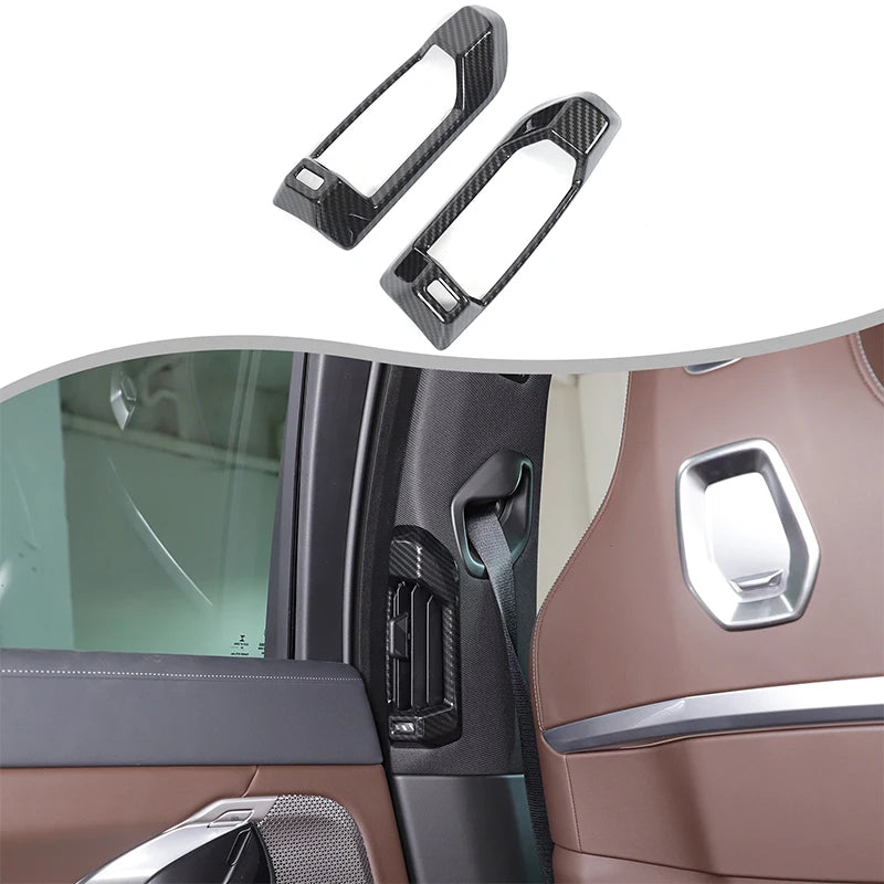 Cornice della presa d'aria del montante B in fibra di carbonio ABS per BMW G70