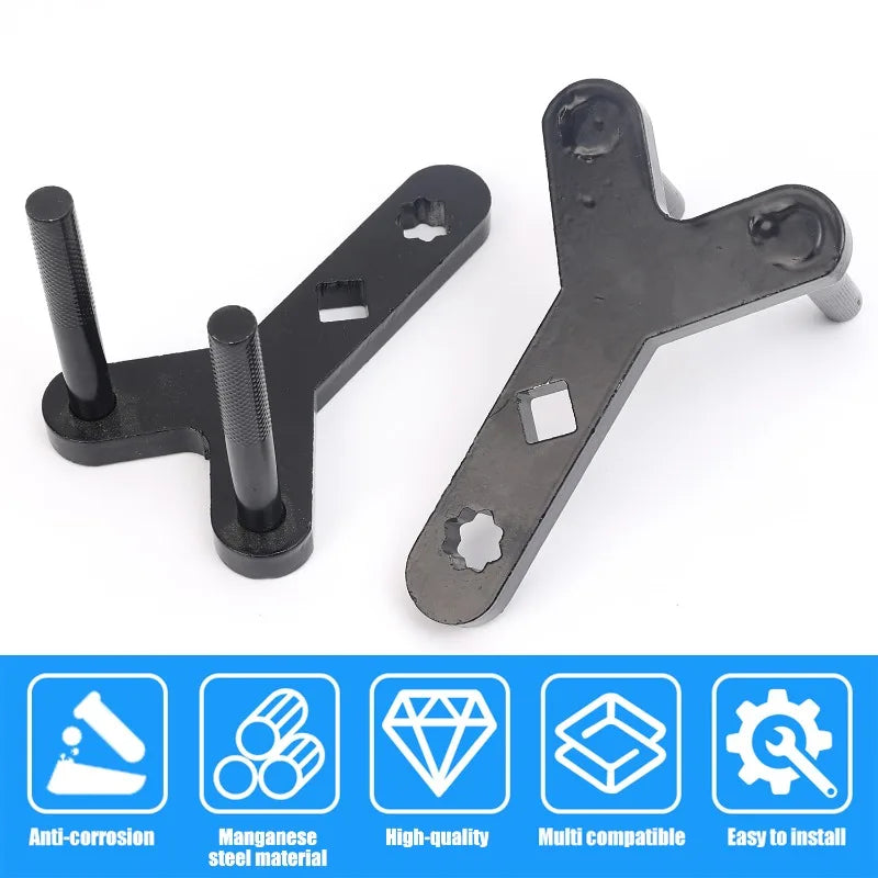 Durable Manganese Steel Car Lower Control Arm Removal Tool with Pry Bar Adapter for Easy Disassembly