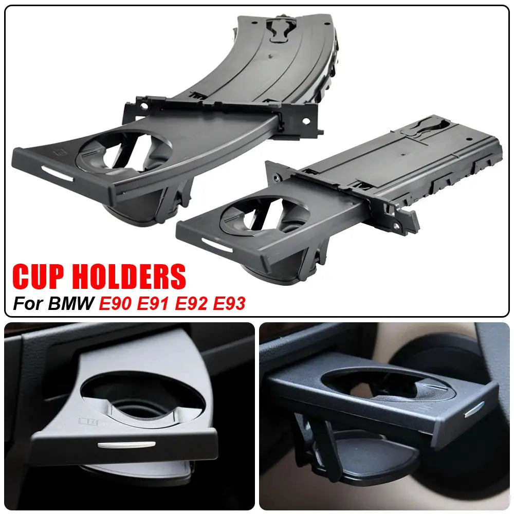 Dual Center Console Cup Holder For BMW 3 Series E90 E91 E92 E93 by InterCyprus Trading Ltd