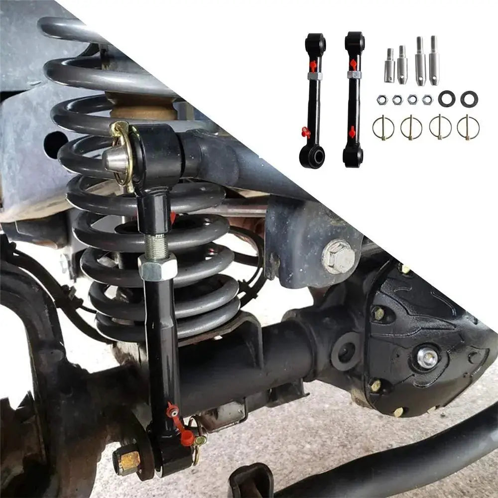 2.5-6" Lifts Front Sway Bar Links Disconnects For Jeep Wrangler JK JKS 2/4 Doors 2007-2018 Adjustable Car Parts PRC-1010A by InterCyprus Trading Ltd