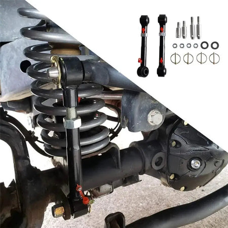 2.5-6" Lifts Front Sway Bar Links Disconnects For Jeep Wrangler JK JKS 2/4 Doors 2007-2018 Adjustable Car Parts PRC-1010A by InterCyprus Trading Ltd