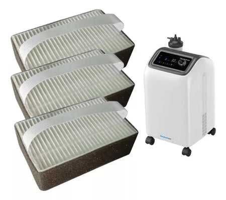 INT-5AY 5L Portable Oxygen Concentrator Filter Box &ndash; 3 Pack