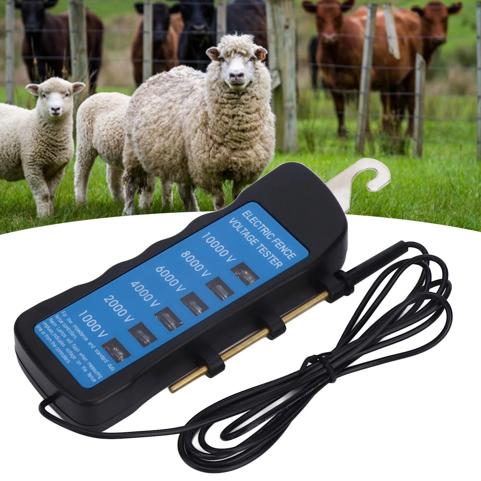 Fences Voltage Meter &ndash; Wide 1000-10000V Range for Farm