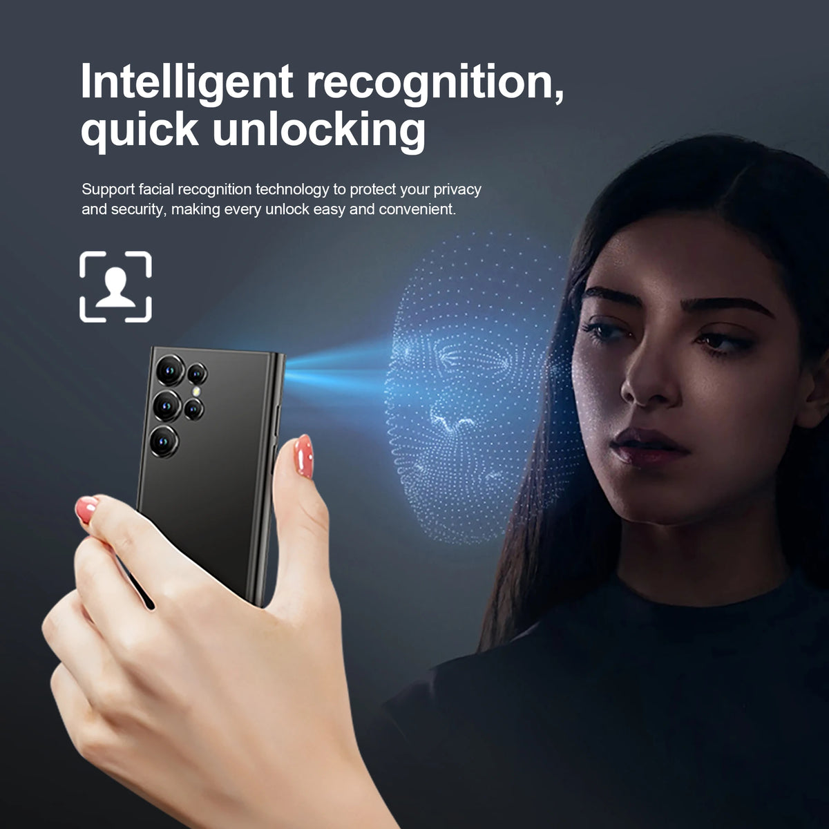 SERVO S27 Mini Android Smartphone &ndash; Fast Face Unlock