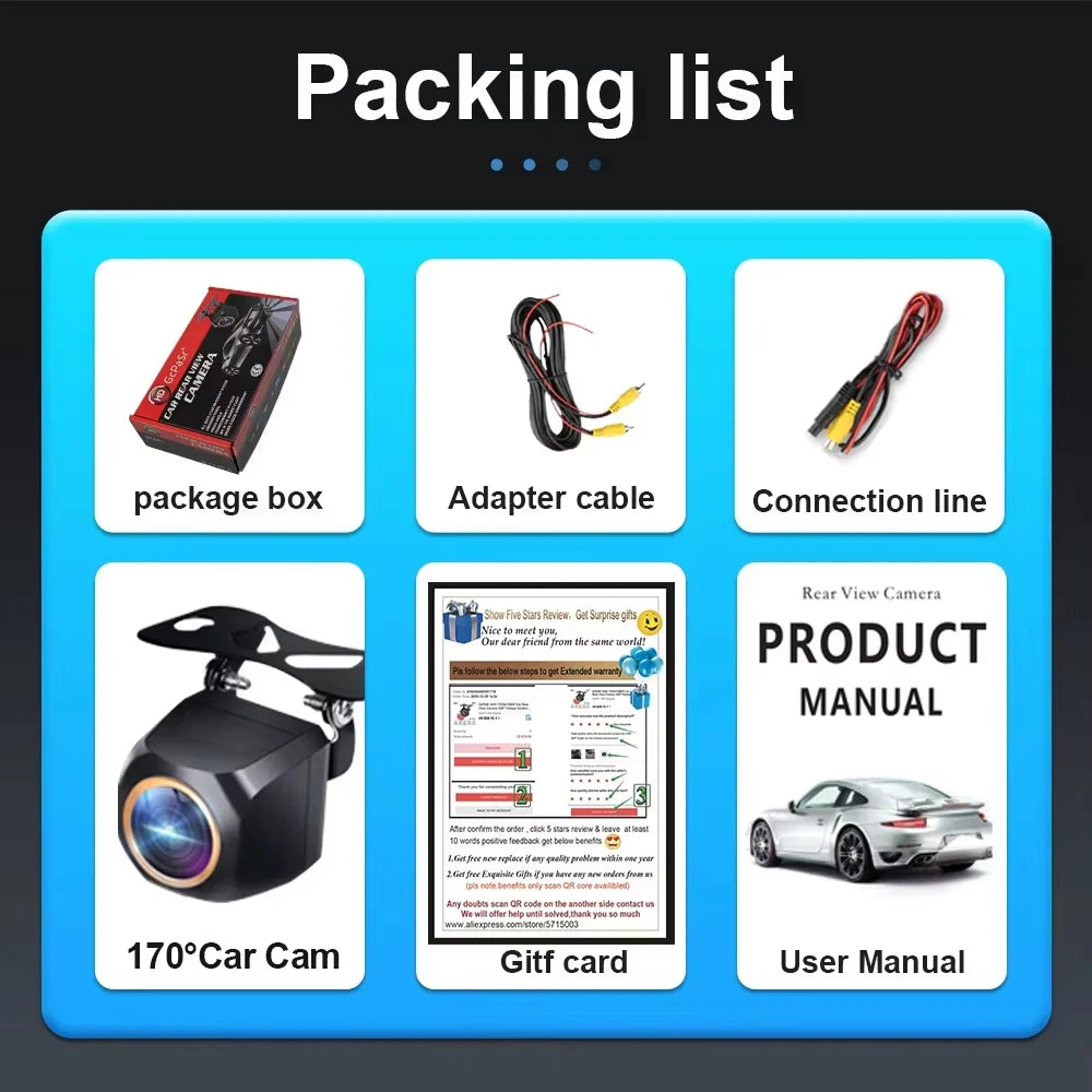 AHD 1080P Car Rear View Camera