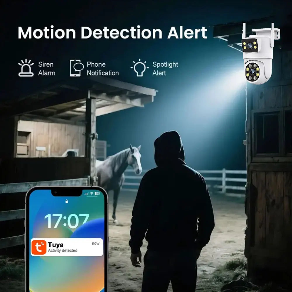 10MP Dual Lens Tuya Wifi Camera