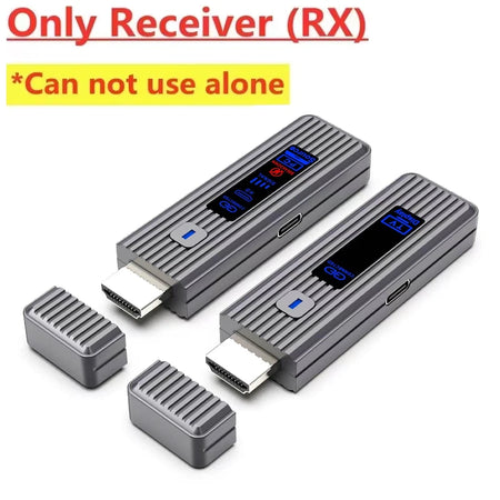 Wireless HDMI Video Transmitter Kit Grey RX and TX 1