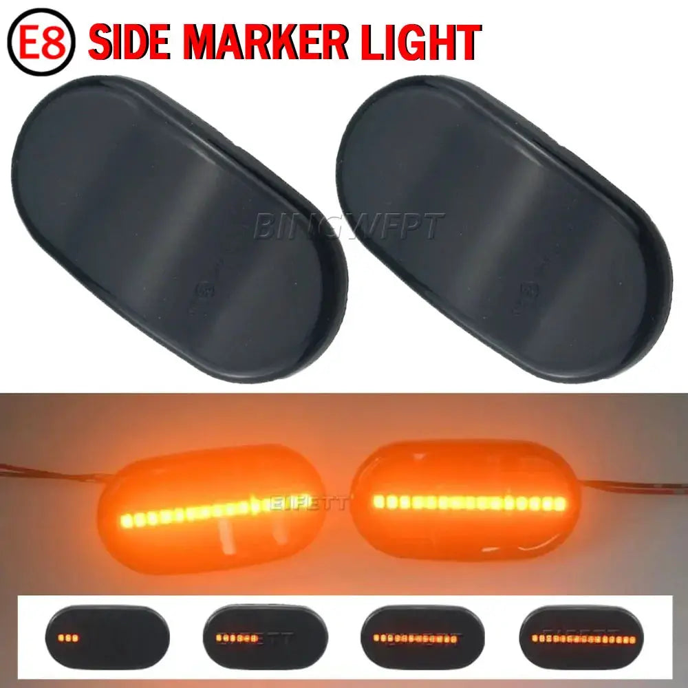 2PCS Led Side Marker Turn Signal Indicator Repeater Light For SUZUKI JIMNY JB64W JB74 JB23 JB64 1999-2019 by InterCyprus Trading Ltd