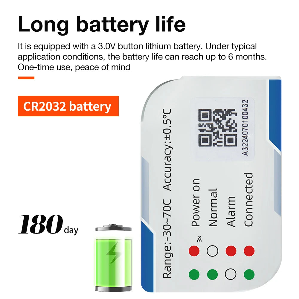 2025 USB Temperature Data Logger &ndash; Bluetooth 65000 Points