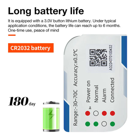 2025 USB Temperature Data Logger &ndash; Bluetooth 65000 Points