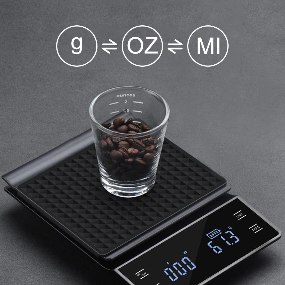 Digital Display LED 3KG Scale 0.1g 29583 &ndash; Auto Timer