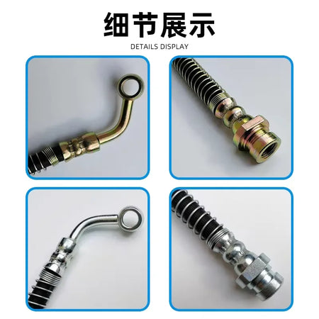 Front Brake Hose for JAC Refine M5 Hyundai Starex H1 58811-4A200 by InterCyprus Trading Ltd