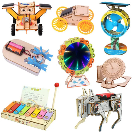 Kids DIY Science Toys Educational Scientific Experiment Kit Hydraulic Lift Table Model Physics School STEM Projects by InterCyprus Trading Ltd