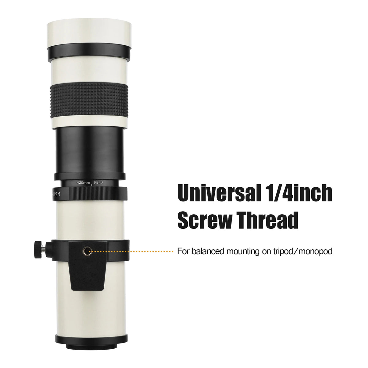 Camera MF Super Telephoto Zoom Lens 420-800mm &ndash; Long Reach